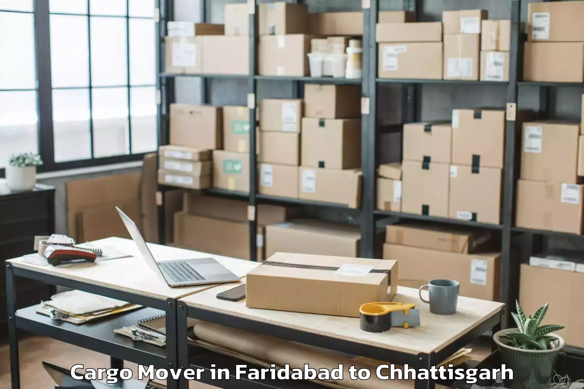 Book Faridabad to Durgkondal Cargo Mover Online